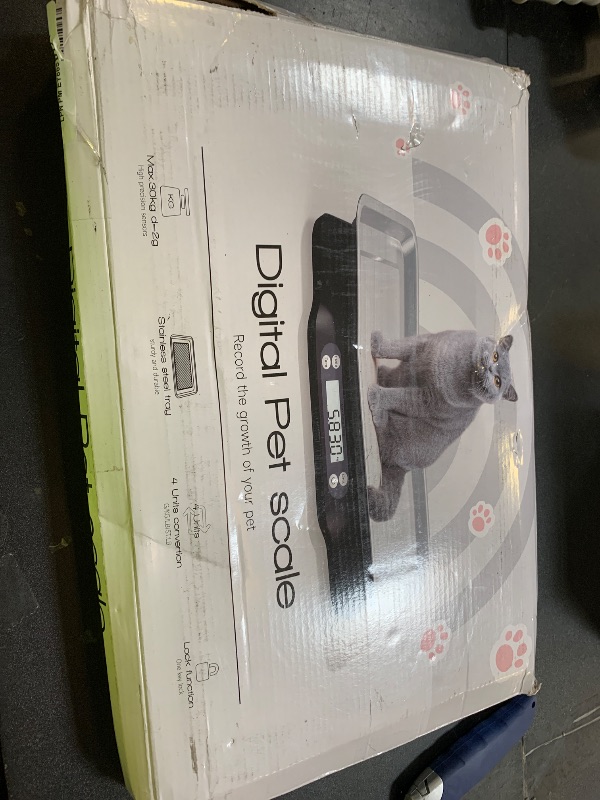 Photo 1 of Helsevesen Digital Pet Scale(30kg/2g; 66lb/0.1oz), Postal Scale, Compact Shipping Scale, Compact Bench Scale, Digital Kitchen Scale