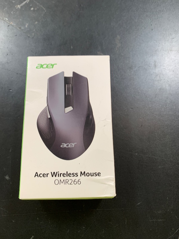 Photo 1 of acer Wireless Mouse for Laptop, 2.4GHz Computer Mouse 3 Adjustable DPI Office Cordless USB Mice with USBA Receiver, 6 Buttons, 1600 DPI, Medium to Large Sized Hands Compatible with PC, Laptop, Desktop