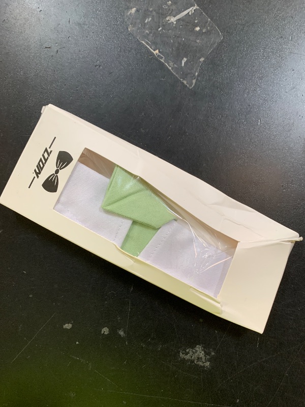 Photo 1 of ZTON Bowtie for Little Puppy, Handcrafted Adjustable Formal Collar Neck Tie for Dogs & Cats (L, Light Green)