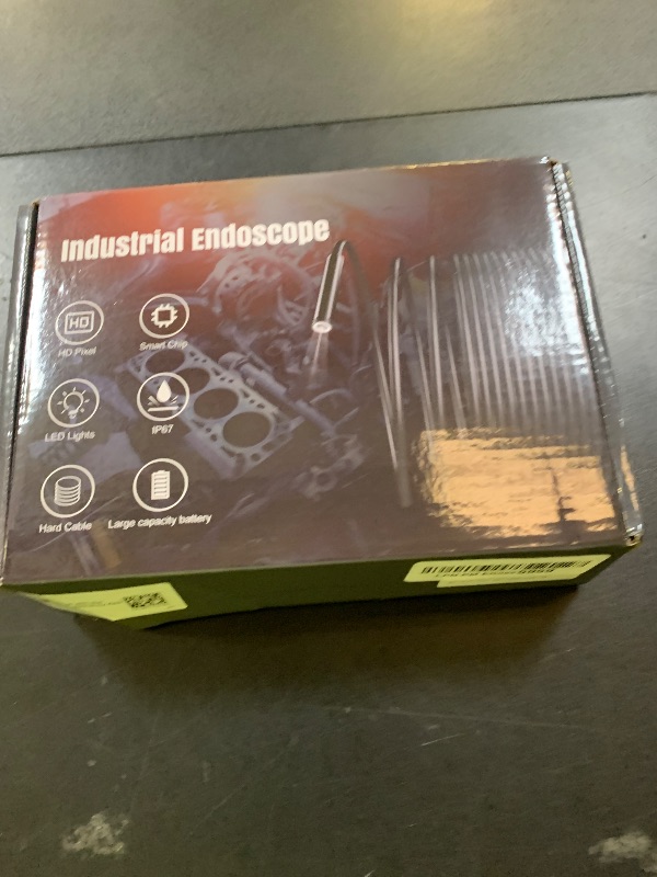 Photo 1 of Endoscope Camera with Light, Borescope Camera with 4.3" IPS Screen, 1080P HD with 8 LED Lights, 16.4FT Semi-Rigid Cord, IP67 Waterproof Endoscope for Sewer, Cool Gadgets&Tools for Men