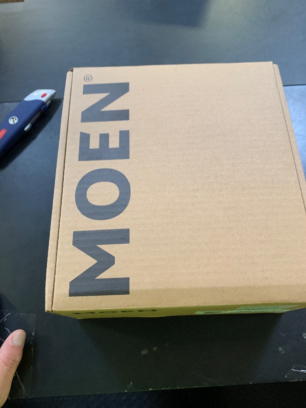 Photo 1 of Moen Flo Smart Water Monitor and Automatic Shutoff Sensor, Wi-Fi Connected Water Leak Detector for 1-Inch Diameter Pipe, 900-006