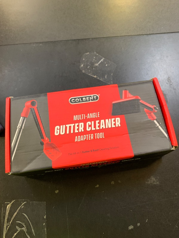 Photo 1 of Multi-Angle Gutter Cleaning Tools from the Ground - Gutter Cleaner tool attachment for Threaded Poles - Gutter Scoop & Brush for rain gutter cleaning and leaf removal from Gutter Guard