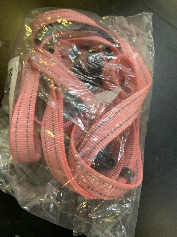 Photo 1 of Kazazoo Hands-Free Dog Leash Adjustable Length 5-8 Ft, Waist for Dog Walking, Running for Small &Medium Dogs with Reflective Strips, Ballistic Nylon, Waist Belt, Lightweight Pink