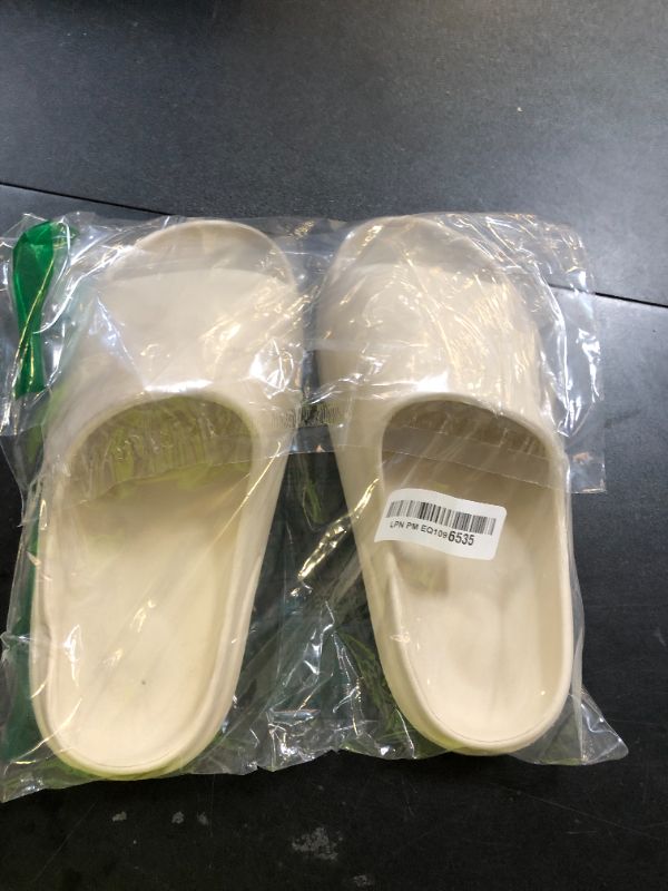 Photo 1 of Cloud Slides for Women and Men, Platform Slides Slippers, Non-Slip Quick Drying Soft Lightweight Shower Shoes, Thick Sole Open Toe Slides Sandals for Indoor & Outdoor