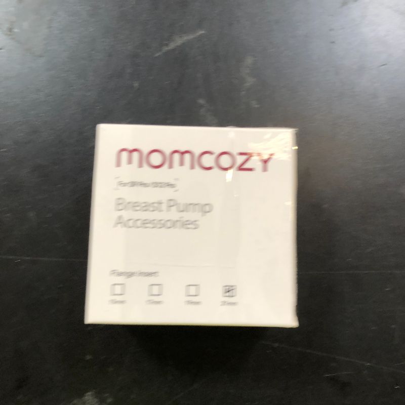 Photo 1 of Momcozy Flange Insert 21mm Compatible with 24mm Flange/Shield of Most Pumps, Insert for Breast Pump Replacement Accessories, 4PCS 21mm