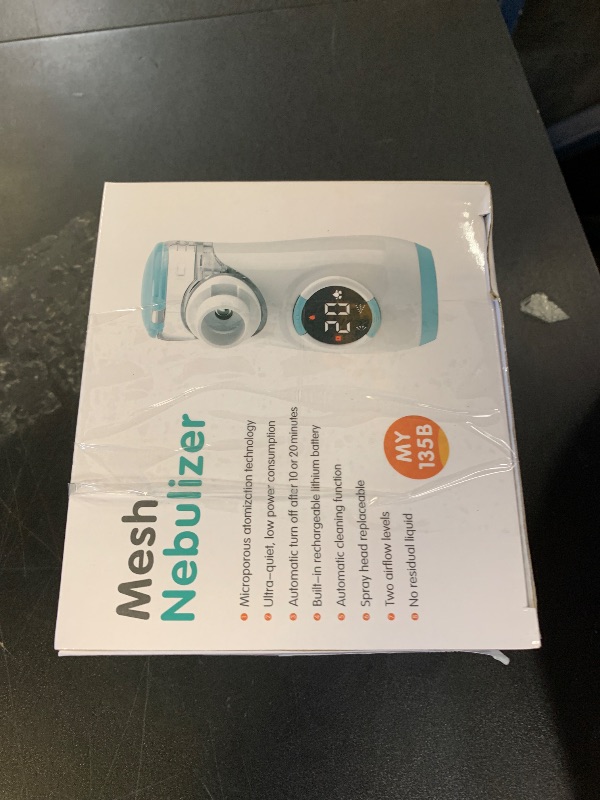 Photo 1 of Misty Nebulizer, Portable Nebulizer with Intuitive LED Interface and Auto-Cleaning, Handheld Nebulizer for Adults Kids