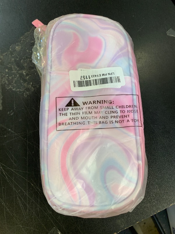 Photo 1 of ATRIPACK Pencil Case for Gils Big Capacity High Large Storage Pouch Bag Marker Pen Case Stationery Bag Travel Holder School College Office Organizer for Kids Men Women Adult Teens(Pink)