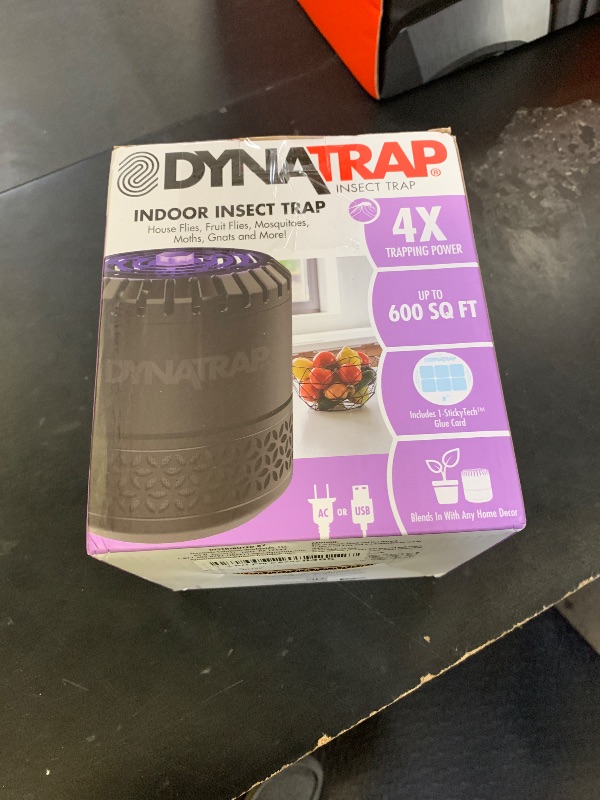 Photo 1 of DynaTrap DT152 Indoor Insect Trap and Killer – Catches and Kills Fruit Flies, Gnats, Moths, Mosquitoes & Other Flying Insects