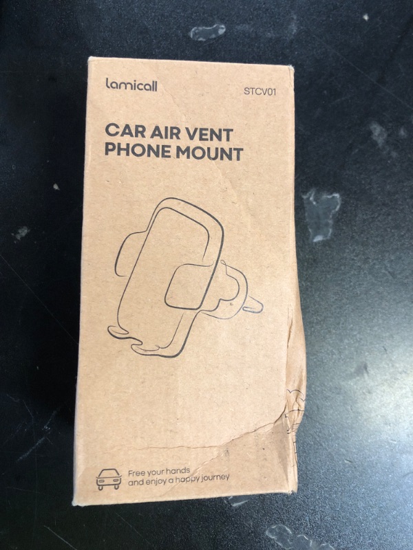 Photo 1 of Lamicall 2025 Wider Clamp & Metal Hook Car Phone Holder Vent [Thick Cases Friendly] Phone Holders for Your Car Mount Automobile Hands Free Cradle Air Vent for iPhone 16 15 14 13 Pro Max Smartphone