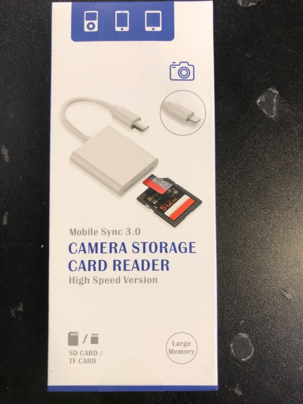Photo 1 of USB C SD Card Reader for iPhone 16/15 Pro Max/Plus, USB-C to SD/Micro SD Memory Card Adapter for iPad/Mac Pro/Air, USBC/Type C Camera Card Reader for Phone, Laptop and More USBC Devices