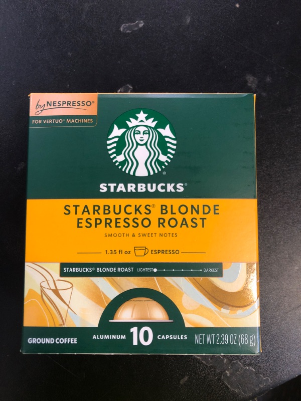 Photo 1 of exp date 06/20206-----Starbucks® Blonde Espresso Roast Starbucks® by Nespresso® for Vertuo