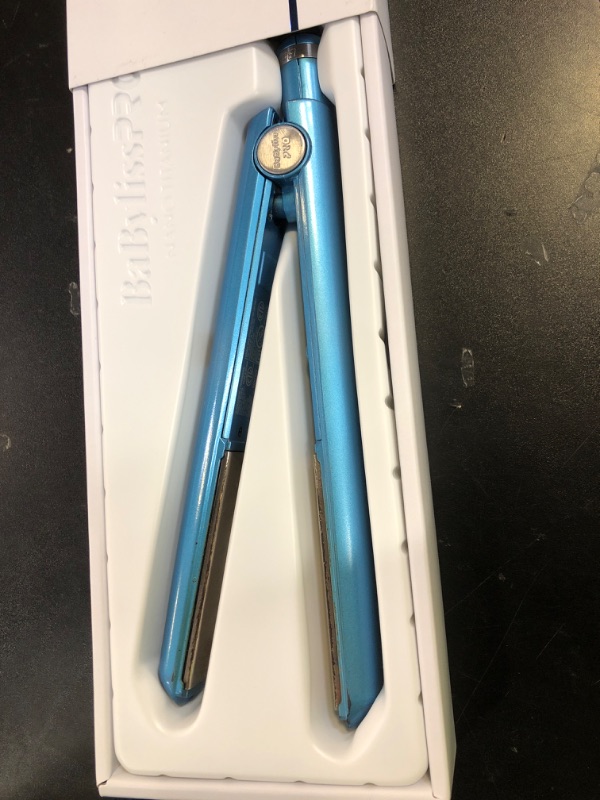 Photo 1 of BaBylissPRO Nano Titanium Flat Iron Hair Straightener, 1" Digital Hair Straightener Iron for Professional Salon Results and All Hair Types