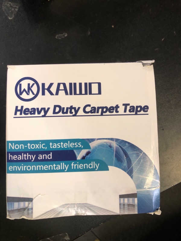 Photo 1 of KAIWO Heavy Duty Carpet Tape Double Sided 4 INx30YD Rug Tape for Area Rugs on Carpet, Perfect Rug Gripper for Holding Area Rugs, Hardwood Floors, Outdoor Rugs, Stair Treads, White.