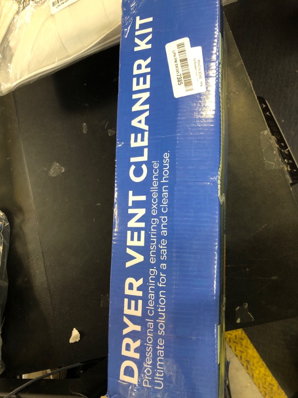 Photo 1 of Dryer vent cleaner kit.