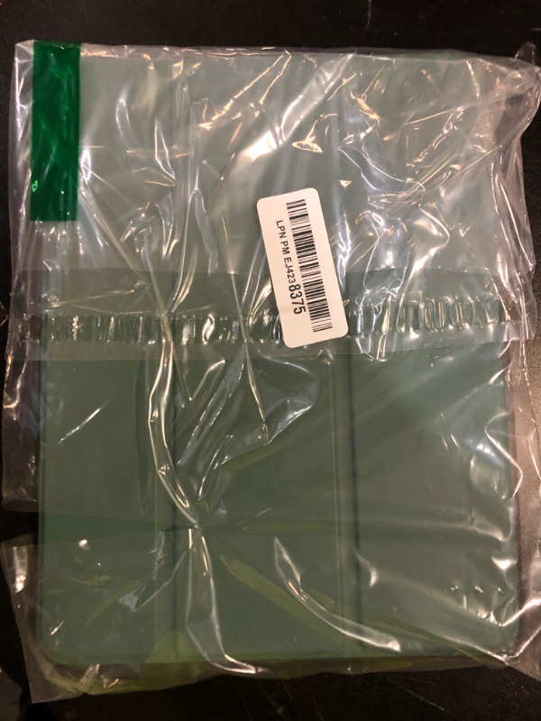 Photo 1 of SIWENGDE Compatible for Apple iPad 9.7 Case 2018 iPad 6th Generation Cases/2017 iPad 5th Generation Case with Pencil Holder, Slim Soft Silicone Smart Trifold Stand Protective Cover(Dark Green)