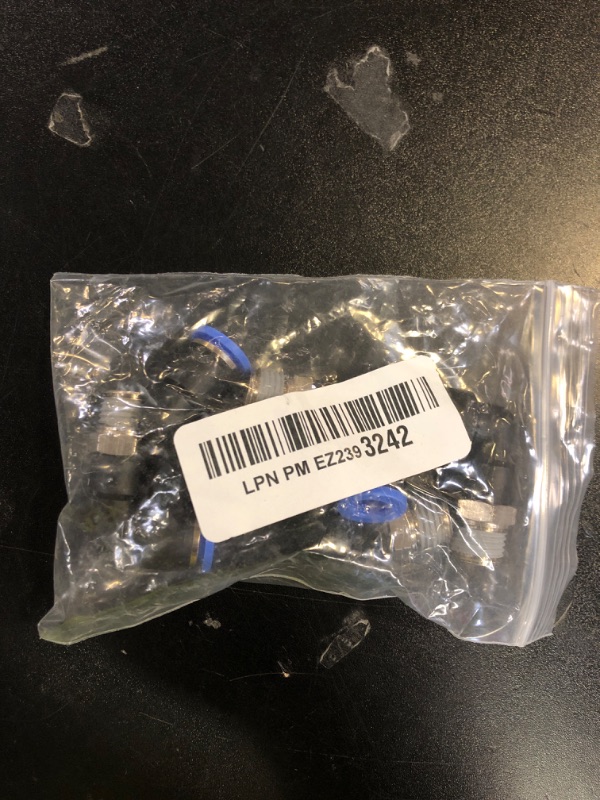 Photo 1 of IVLPHA Push to Connect Fitting 8mm Tube OD x 1/4" Male NPT Thread, Pneumatic Male Elbow Air Water Line 90 Deg Swivel Elbow Quick Push in Connectors (Pack of 5)