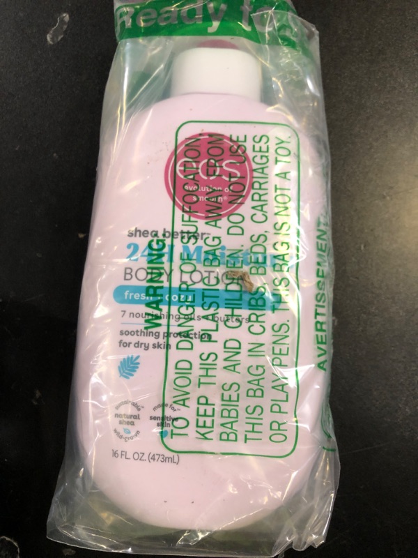 Photo 1 of eos Shea Better Body Lotion, Fresh & Cozy, 24-Hour Moisture Skin Care, Lightweight & Non-Greasy, Natural Shea, Vegan, 16 fl oz
