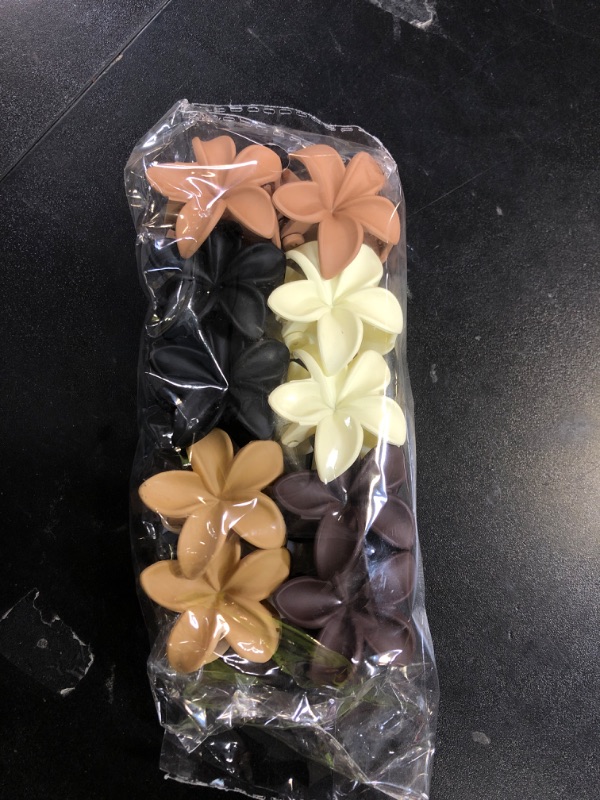 Photo 1 of Drnytunk 18Pcs Medium Hair Clips for Women Girls - Matte Love, Triangle, Ribbon and Semicircle Styles for Thin/Thick Hair, Cute Nonslip Accessories (White, Brown, Black)