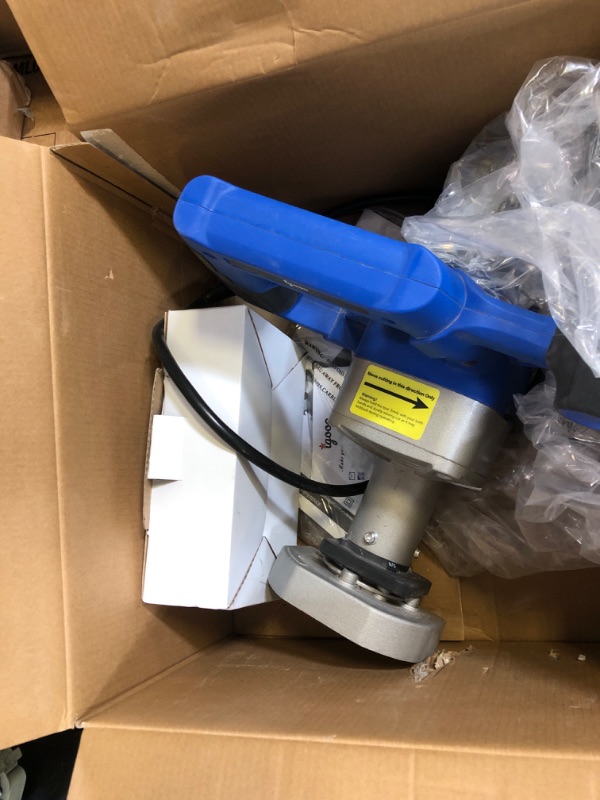 Photo 1 of igooo Toe Kick Saw EKS85, 3-3/8 in. Blades, 2 Alloy Blade for Woods, 1 Diamond Blade for Tiles and Stones, Flush Cutting, Special Circular Saw for Removing Subfloor or Tiles