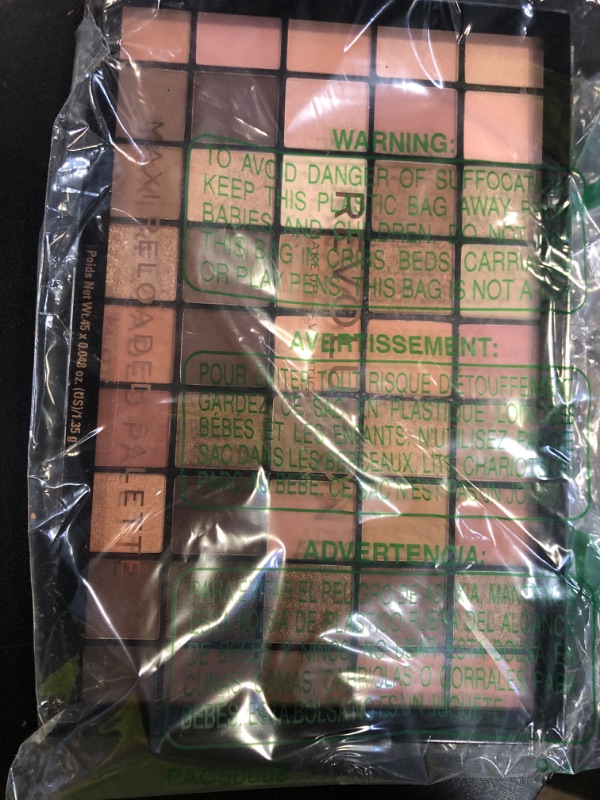 Photo 1 of Revolution, Maxi Reloaded Eyeshadow Palette, Includes 45 Shades in Matte & Shimmer Finishes, Richly Pigmented, Ultimate Nudes, 45 X 0.04 Oz.
