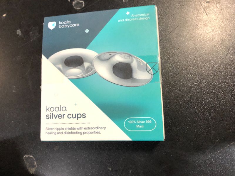 Photo 1 of Koala Babycare The Original Nursing Cups 100% Silver – Nipple Shields for Nursing Newborn - Breastfeeding Essentials Protect and Soothe Cracked Nipples - Maxi Size