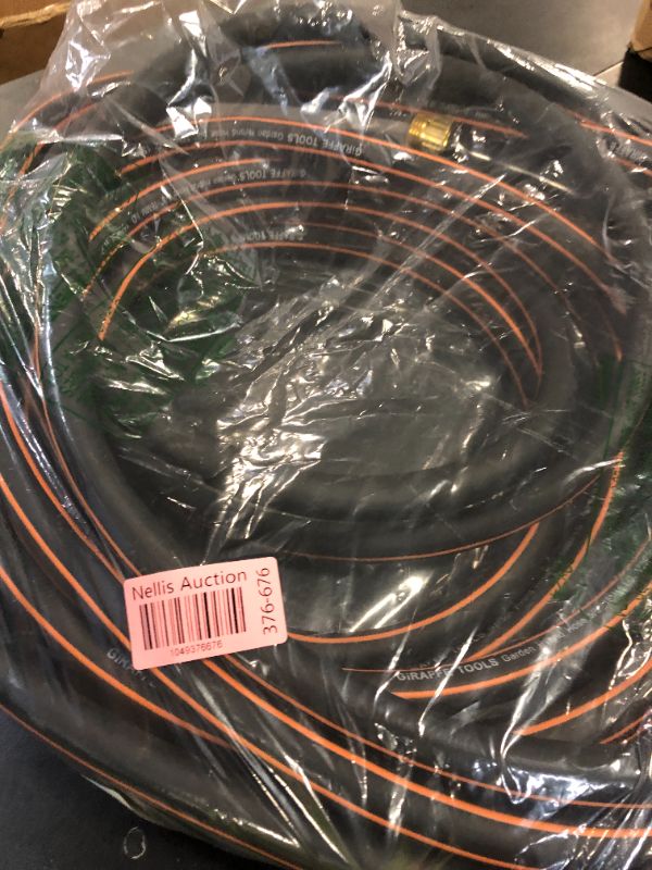Photo 1 of Giraffe Tools Garden Hose 50ft x 5/8", Water Hose Heavy Duty, Flexible, Lightweight Hybrid Hose with Swivel Handle, Male to Female Fittings