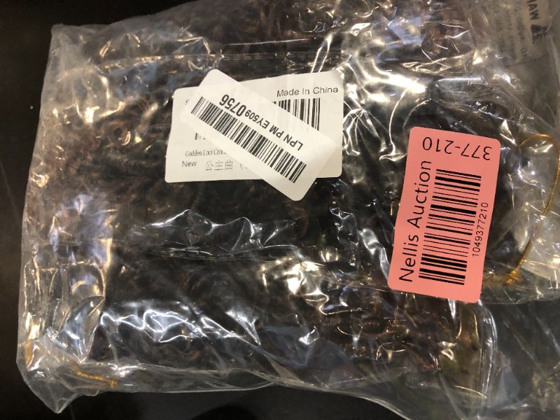 Photo 1 of SamBraid Goddess Locs Crochet Hair 14 Inch, 8 Packs New Goddess Faux Locs Crochet Hair for Black Women, River Locs Crochet Hair with Curly Ends (14Inch, T1B/30, 8Packs)