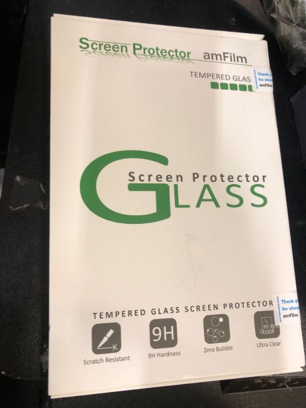 Photo 1 of amFilm 2 Pack Upgrade Version Screen Protector for Lenovo Legion Go Handheld 2023, Tempered Glass, 8.8 inch Full Coverage, Transparent Ultra HD, Anti-Scratch, Anti-Fingerprint