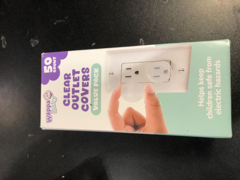 Photo 1 of Clear Outlet Covers (50 Pack) Value Pack – Baby Safety Outlet Plug Covers – Durable & Steady – Child Proof Your Outlets Easily