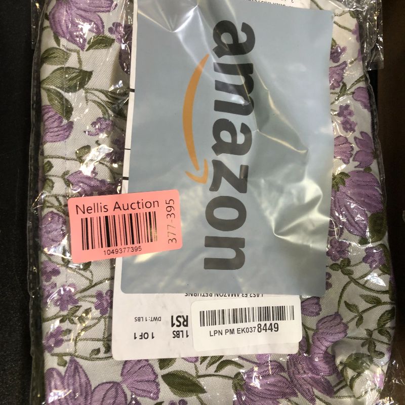 Photo 1 of ASOQOLA Makeup Bag Floral Cosmetic Bag Large Capacity Aesthetic Makeup Bag with Zipper, Travel Toiletry Bag for Women (purple)