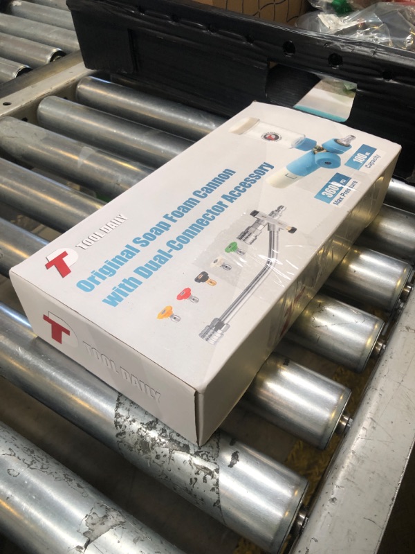 Photo 1 of Tool Daily Foam Cannon with Dual Connector Accessory, Original Soap Cannon for Pressure Washer, 5 Power Washer Nozzle Tips, 1/4 Inch Quick Connect