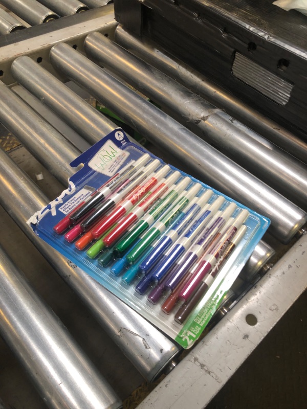 Photo 1 of EXPO Dry Erase Markers Whiteboard Markers with Low Odor Ink Fine Tip Assorted Vibrant Colors 21 Count