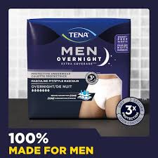 Photo 1 of TENA Men Incontinence Underwear, Overnight Absorbency, Extra Coverage, Comfortable Fit, Disposable L/XL