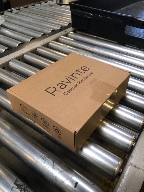 Photo 1 of Ravinte 30 Pack 4 inch Hole Center Gold Cabinet Handles Kitchen Cabinet Handles Brushed Brass Cabinet Pulls 6-3/8" Overall Length
