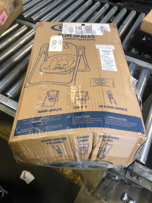 Photo 1 of Graco Slim Spaces Compact Baby Swing, Reign