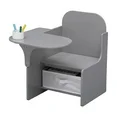 Photo 1 of Delta Children Classic Chair Desk With Storage Bin, Grey
