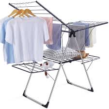Photo 1 of Indoor And Outdoor Folding Collapsible Clothes Drying Rack For Laundry Hanging