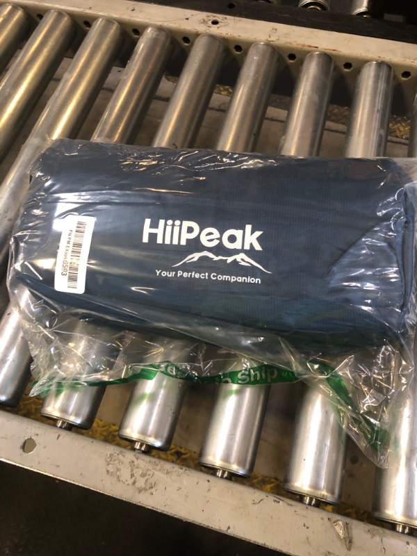 Photo 1 of HiiPeak Inflatable Double Camping Mat with Foot Pump & Pillow, Ultralight Sleeping Air Pad for 2 Person, Portable Sleeping Bed Compact for Camping Hiking Backpacking Outdoor