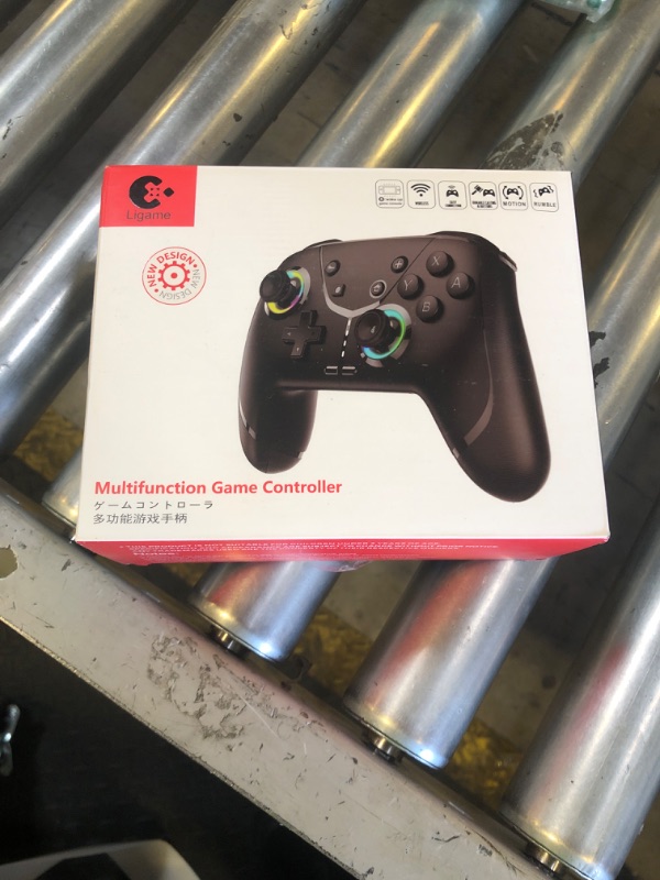 Photo 1 of Switch Controller, Wireless Pro Controller for Nintendo Switch 2/Switch/Lite/OLED, Bluetooth controllers Compatible with iPhone/Mac/iPad/iOS/Android/Phone/PC/Steam and TV with Programming/ 4 Vibration / 3 Turbo Modes/6-Axis/Motion/RGB