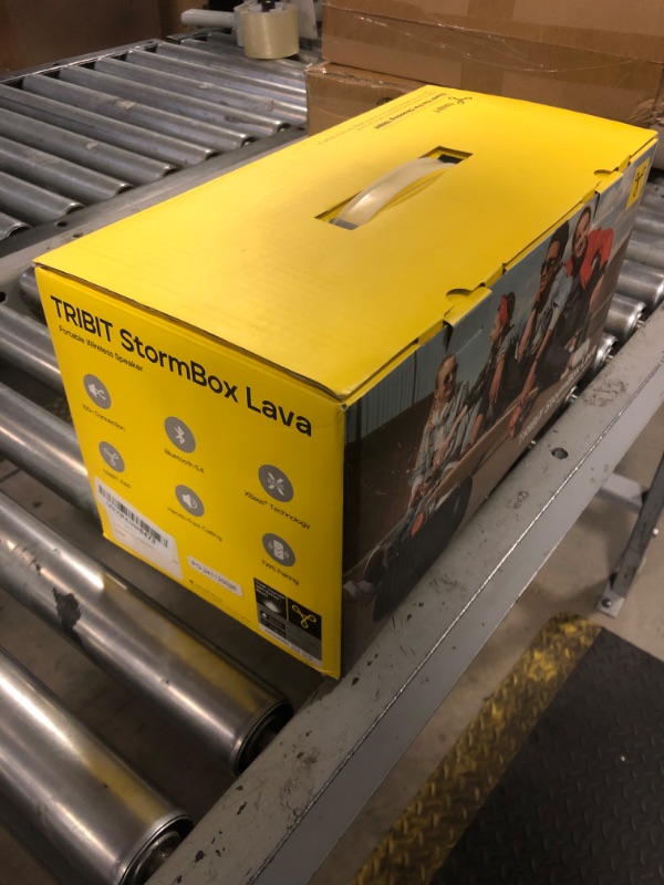 Photo 1 of Tribit StormBox Lava Portable Bluetooth Speaker, 80W Loud Wireless Speaker, 24H Playtime, IP67 Waterproof, Bluetooth 5.4, Custom EQ, XBass, Built-in Mic, TWS Pairing for Camping/Beach/Party/Outdoor