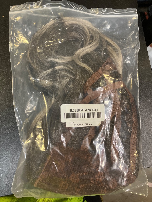 Photo 1 of Wiginway Shaggy Layered Wig with Bangs, Shoulder Length Natural Straight Shags Wig, Soft Synthetic Hair, Brown Auburn Black Blonde Silver
