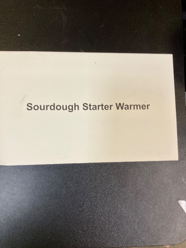 Photo 1 of Sourdough Starter Warmer Mat - 24H Timer - Precise 1°F Thermostat Control (70-100°F) - Smart Memory Warming On/Off - Fits Jars Up to 40oz - Perfect for Home Baking (Black)