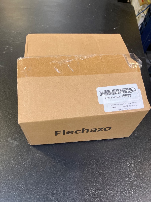 Photo 1 of Flechazo Pack of 8 Furniture Bed Risers, 2 or 4 Inch Heavy Duty Adjustable Plastic Triangular Furniture Risers with Non-Slip Mats for Bed, Desk, Sofa