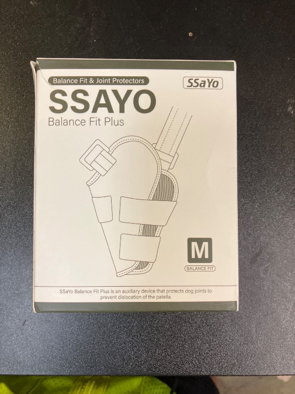Photo 1 of SSaYo Dog Knee Brace for Male/Female Dogs - Neoprene Support Dog Leg Braces for Back Leg with Adjustable Straps and Belt - Torn ACL Hind Leg, Ligament Injury, Joint Pain and Stability (Medium, Right)