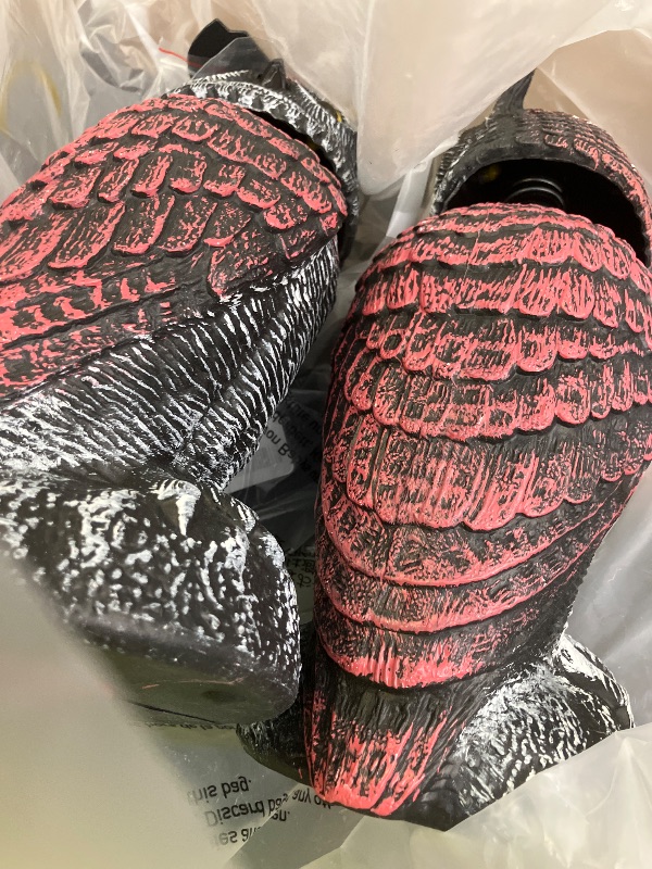 Photo 1 of Hausse 2 Pack Fake Owl Decoys to Scare Birds Away, Rotating Head Plastic Owl Bird Deterrents, 10.6 Inch Height Bird Scarecrow Nature Enemy Horned Pest Repellent for Outdoor Garden Yard