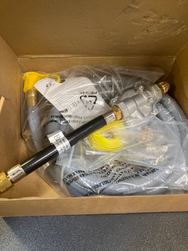 Photo 1 of Upgraded Weber Natural Gas Conversion Kit - 10FT Hose & Regulator for Genesis, Genesis II, Spirit, Spirit II Grills