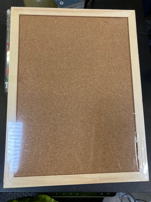 Photo 1 of Cork Board,FEBSNOW Cork Board Bulletin Board,14.6 X 11 inches Vision Board,Bulletin Board for Office,Wall Mounted Pin Board for Office Home and School,14.6x11Inches