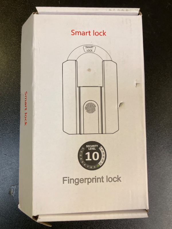 Photo 1 of NexusLab Heavy Duty Smart Padlock with Key-Fingerprint & App, Rechargeable, 1-Year Standby(500mAh), IP67 Waterproof, 50 Fingerprints,Ideal for Fence, Locker, Shed, Pool, Gate & Warehouse Security