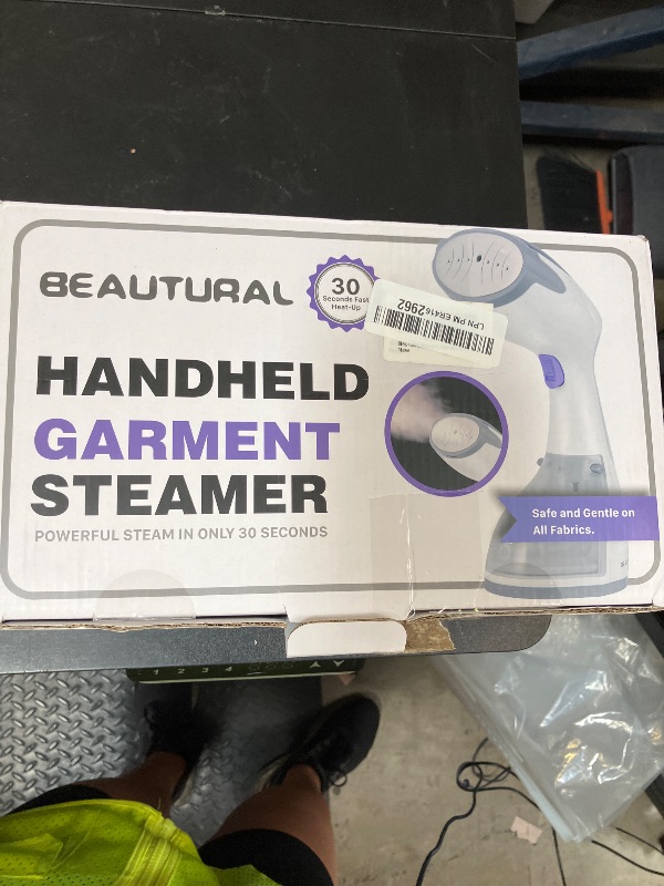 Photo 1 of BEAUTURAL Steamer for Clothes, Portable Handheld Garment Fabric Wrinkles Remover, 30-Second Fast Heat-up, Auto-Off, Large Detachable Water Tank