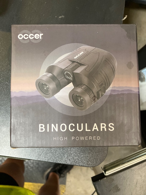 Photo 1 of Occer 12x25 Compact Binoculars for Adults and Kids, Large Eyepiece Waterproof Binocular with Low Light Vision,High Powered Easy Focus Binoculars for Bird Watching,Outdoor Hunting,Travel,Sightseeing